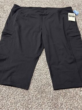 Duluth Trading Co. Women’s 3X Plus NoGA  Capris Black Pants NWT Outdoor Camping